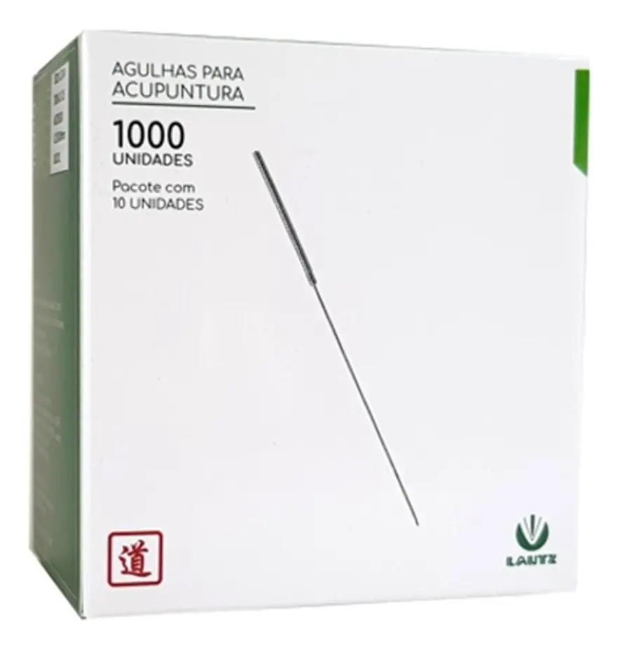 Agulha Acupuntura 25x30 1000 Un Pcte Lautz(importada)